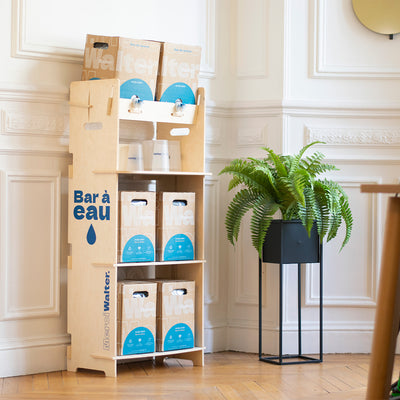 Bar à eau en bois FSC - 60 L