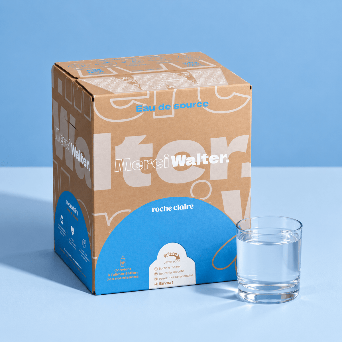 Eau de Source de Montagne 10L | Merci Walter