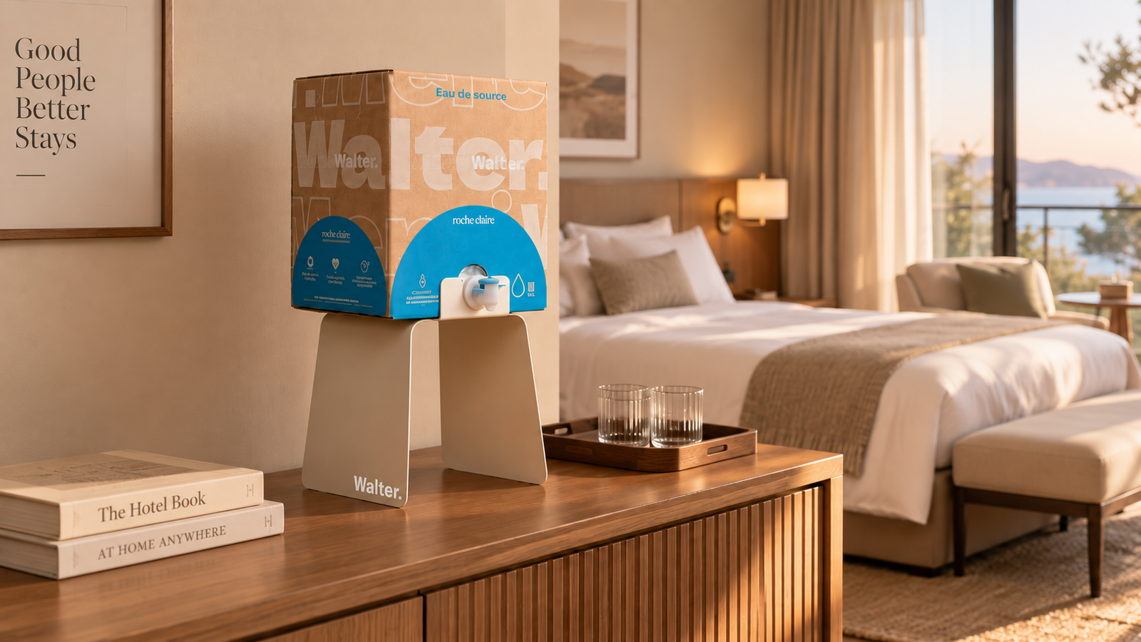 Comment supprimer les bouteilles d’eau individuelles dans un hôtel ?