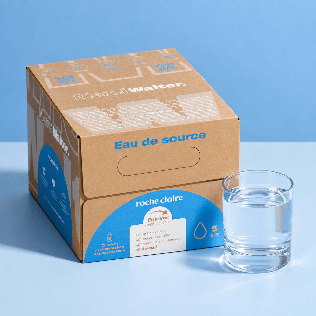 Eau de Source de Montagne 5L | Merci Walter