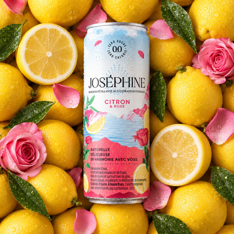 Eau Pétillante Citron & Rose | Merci Walter