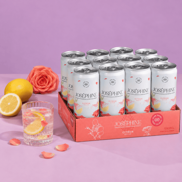 Eau Pétillante Citron & Rose | Merci Walter